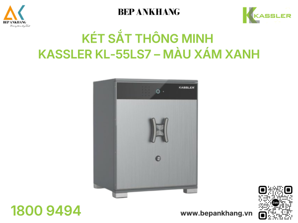 Két sắt thông minh Kassler KL-55LS7 – Màu xám xanh